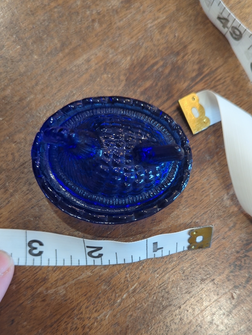 Vintage Cobalt Blue Hen - Picture 9 of 10